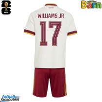 Spania Nico Williams #17 Bortedraktsett Barn VM 2026 Kortermet (+ Korte bukser)